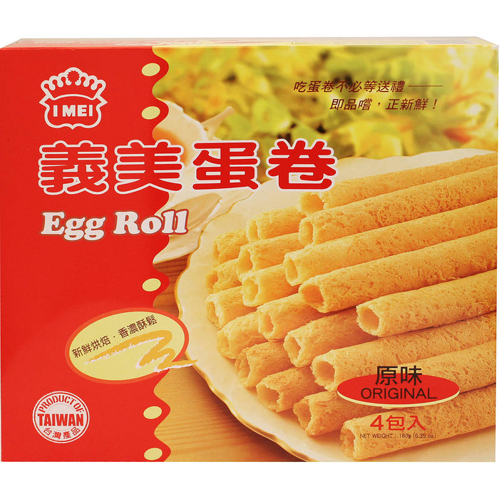 義美蛋捲原味 - IMEI Milk Egg Roll 4-ct