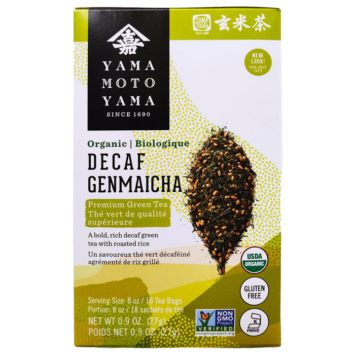 山本山有機玄米茶 - YMY Organic Decaf Genmai Cha Green Tea 18-ct