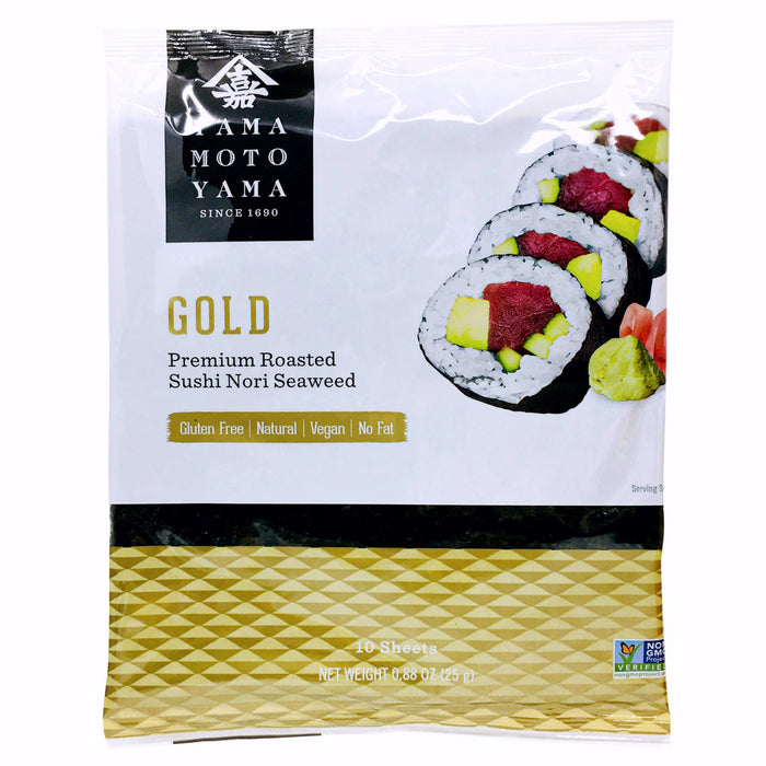 山本山壽司海苔 - YMY Gold Roasted Seaweed Nori 10-ct