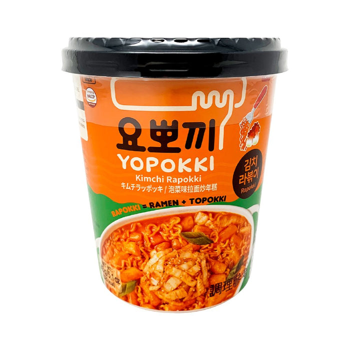 韓國泡菜炒麵年糕條 - Yopokki Sweet & Spicy Rapokki (Ramen and Topokki) Cup