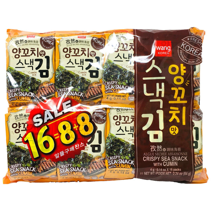 韓國王海苔辣味- Wang Korea Seasoned Spicy Seaweed 16-ct