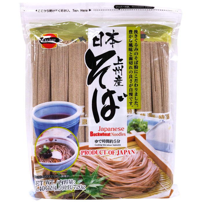 上州產蕎麥麵 - J-Basket Buckwheat Noodle 720g