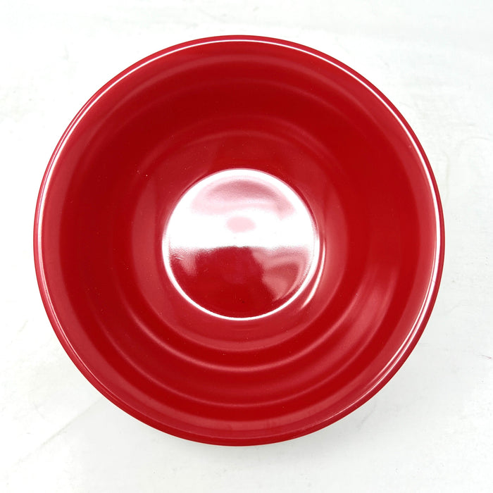 紅黑湯碗 - Black & Red Melamine Bowl 7" Deep