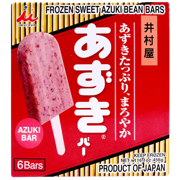 井村屋冰棒(紅豆) - Imuraya Red Bean Ice Cream 6-ct