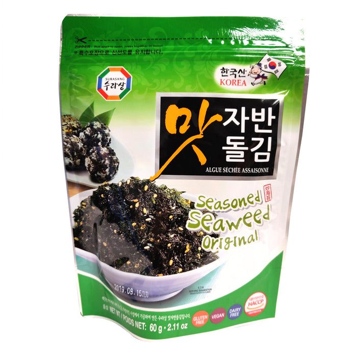 韓國王烤海苔(素) - Surasang Korean Seasoned Seaweed 60g