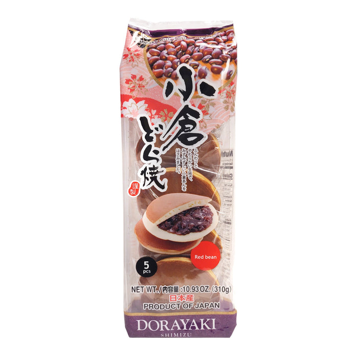 日本銅鑼燒紅豆 - Shimizu Red Bean Dorayaki Pastry 5-ct