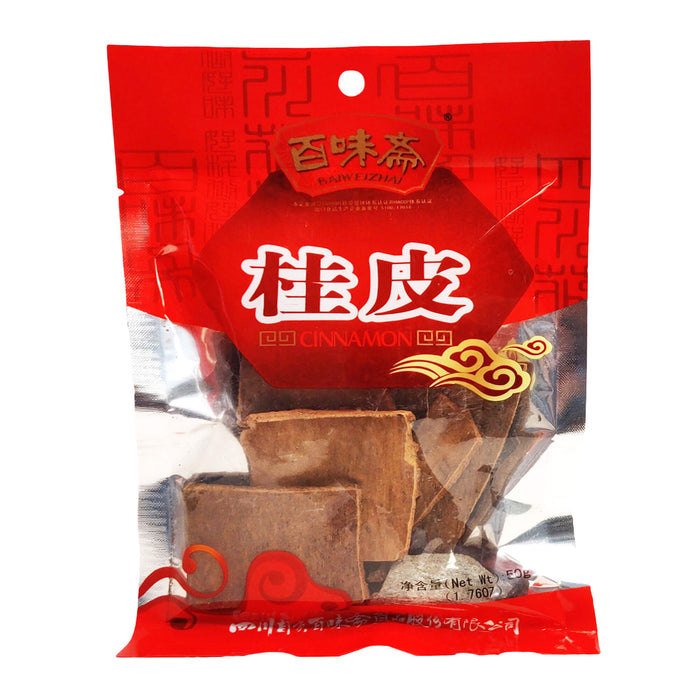 中國百味齋桂皮 - Chinese Baiweizhai Chn Cinnamon 50g