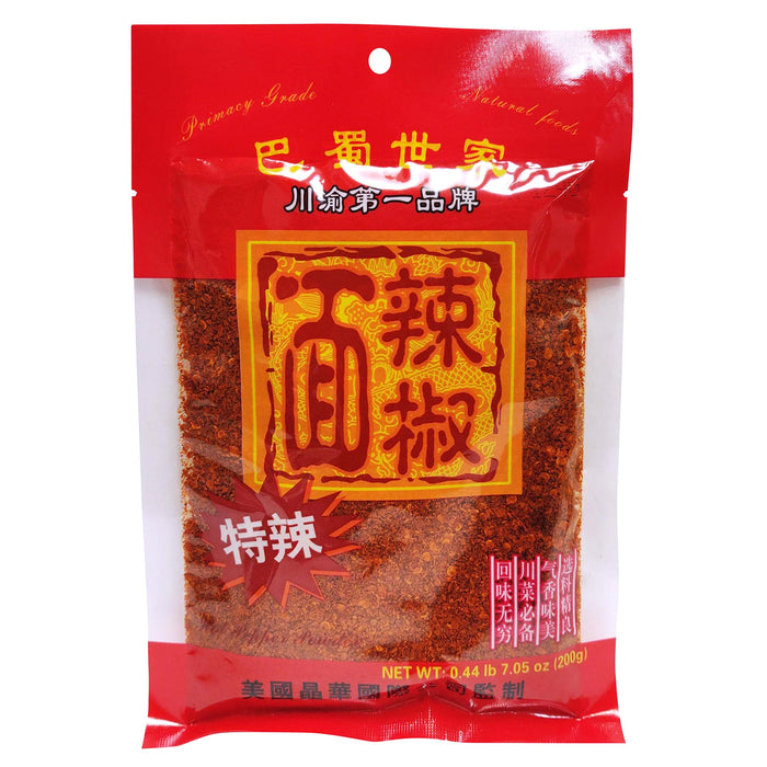 巴蜀世家辣椒面(特辣) - Szechuan King Red Chili Pepper Powder 200g